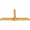 Ekena Millwork Eugene Rough Sawn Timber Gable Bracket, Western Red Cedar, 96"W x 48"H x 6"D x 6"F, 12/12 Pitch GBW096X48X0606EUG00RWR - alternate 3